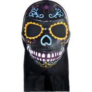 Neon Day of the Dead Full Head Mask