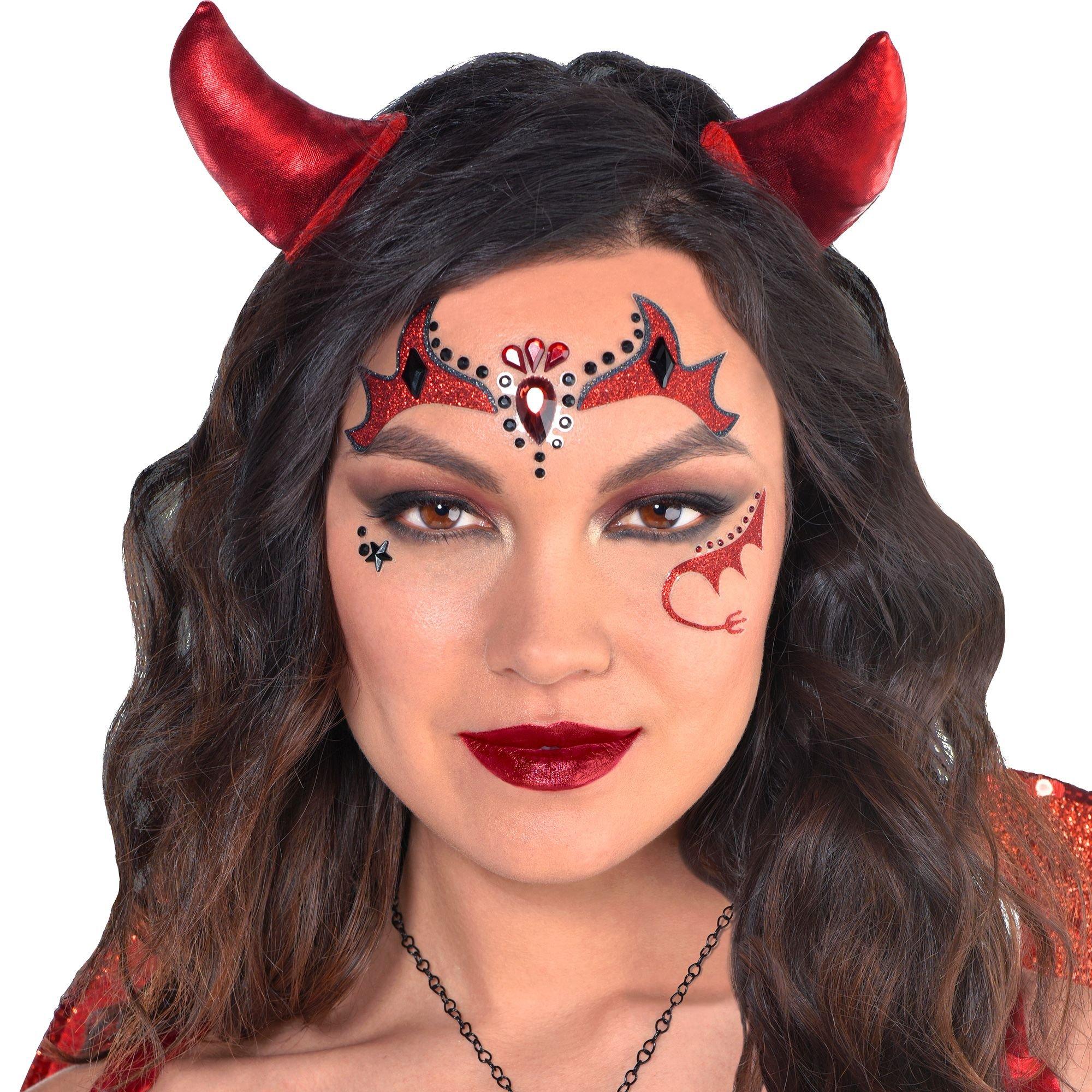 lipstick face demon costume