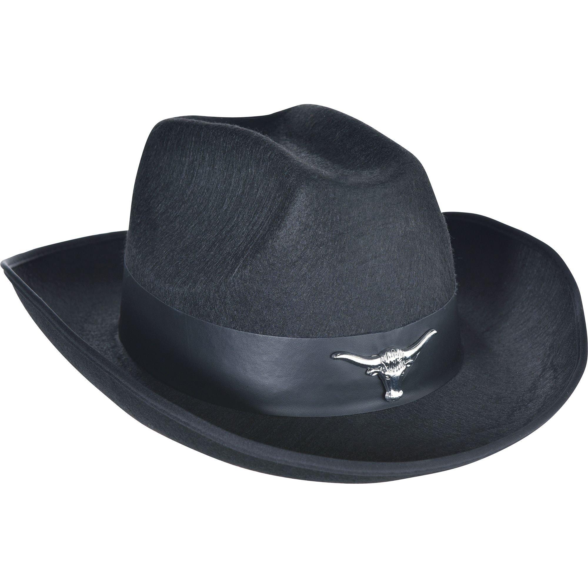 Black Cowboy Hat - Deluxe 