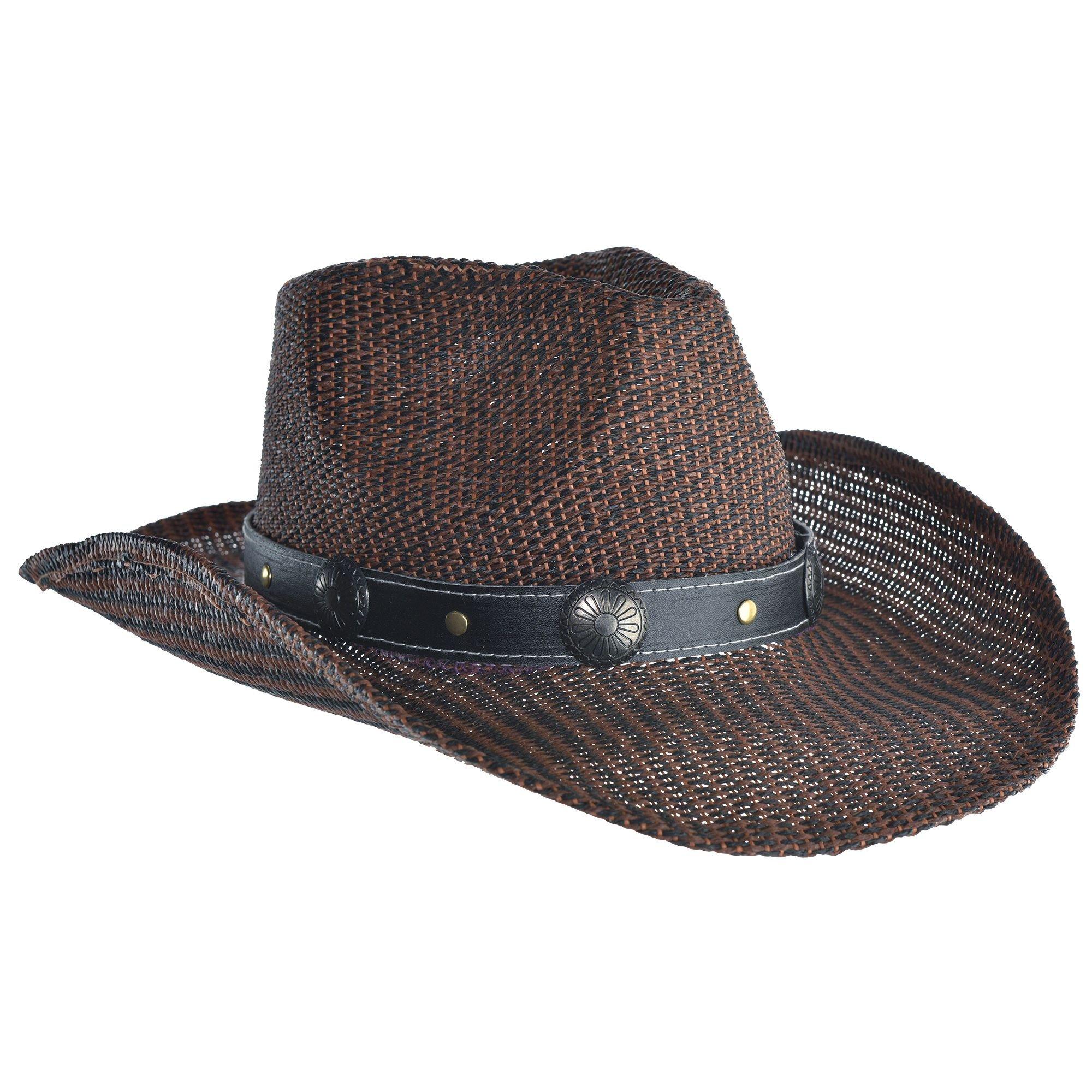 L.V. Raiders Unisex Summer Fedora Panama Straw Hat with Band (Ship