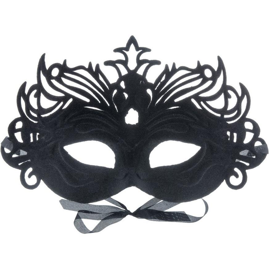 Crushed Velvet Masquerade Mask