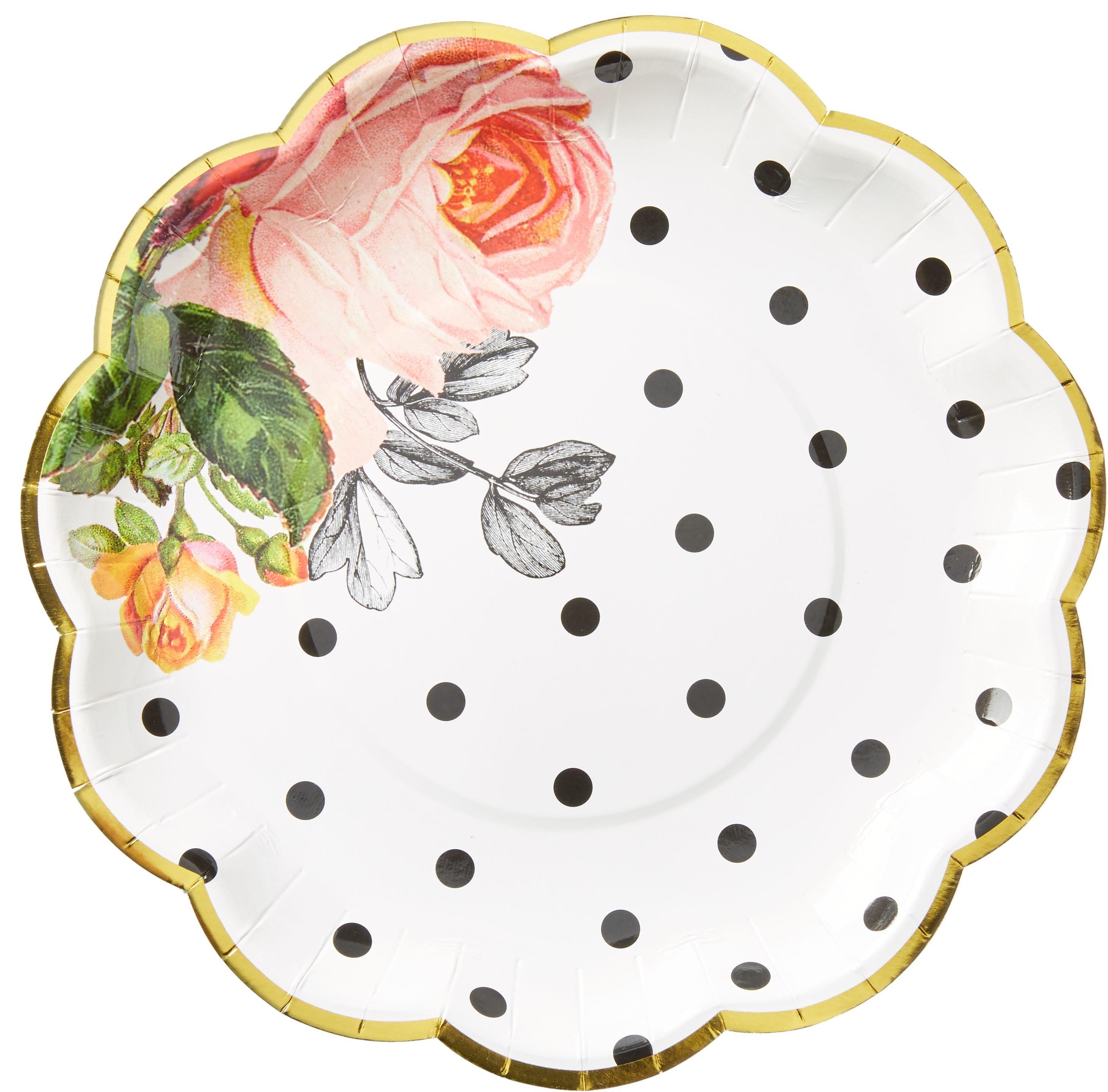 Pop Blush Rose Lunch Plates 8ct