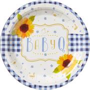 Baby Q Baby Shower Lunch Plates 8ct