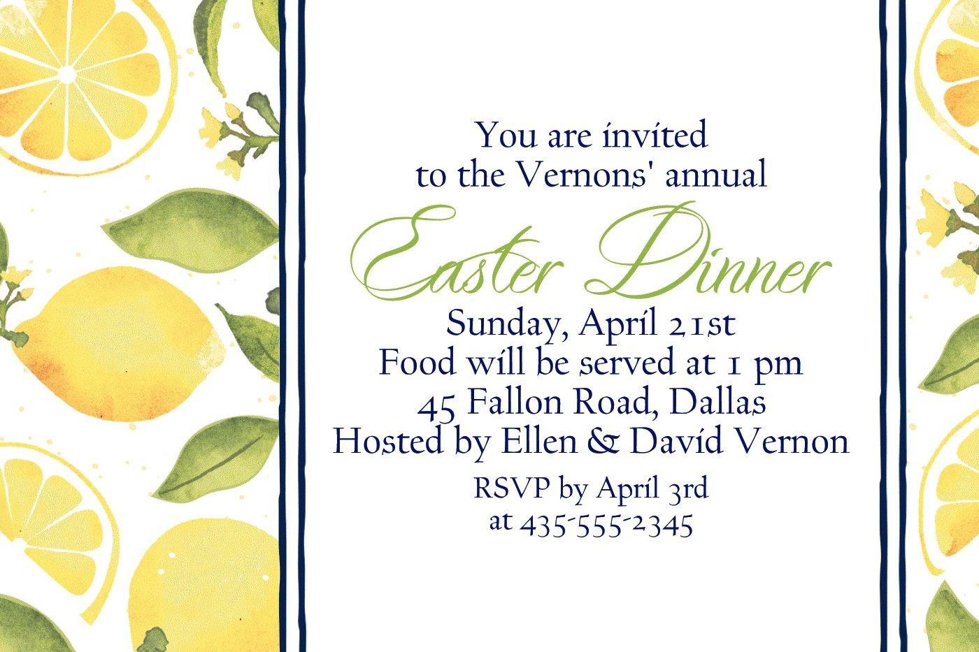 Custom Lemon Invitations Party City