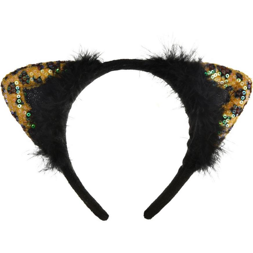 Child Cheetah Chic Cat Ears Headband