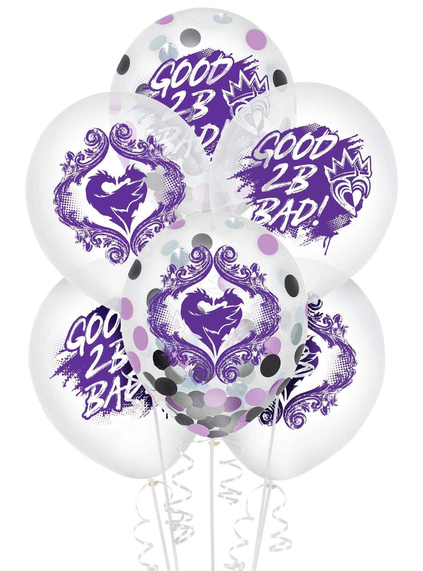 6ct, Descendants 3 Confetti Balloons