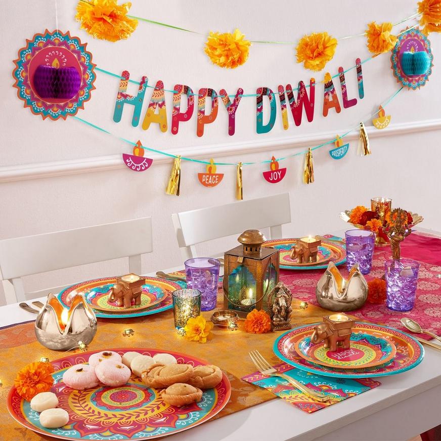 Diwali Dessert Plates 8ct