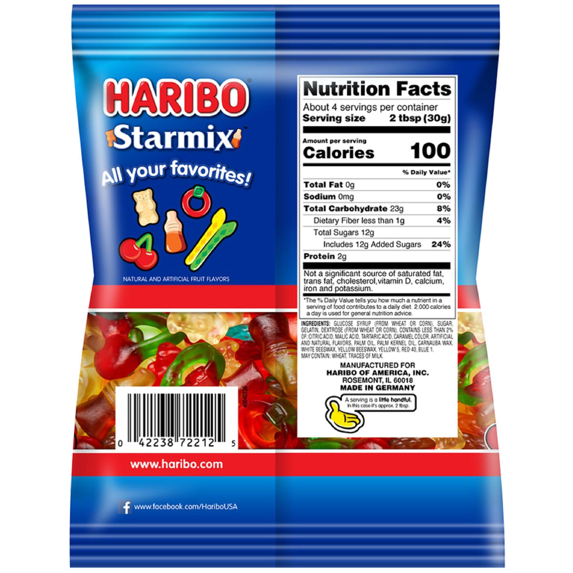 Haribo Starmix Gummi Candy, 4oz