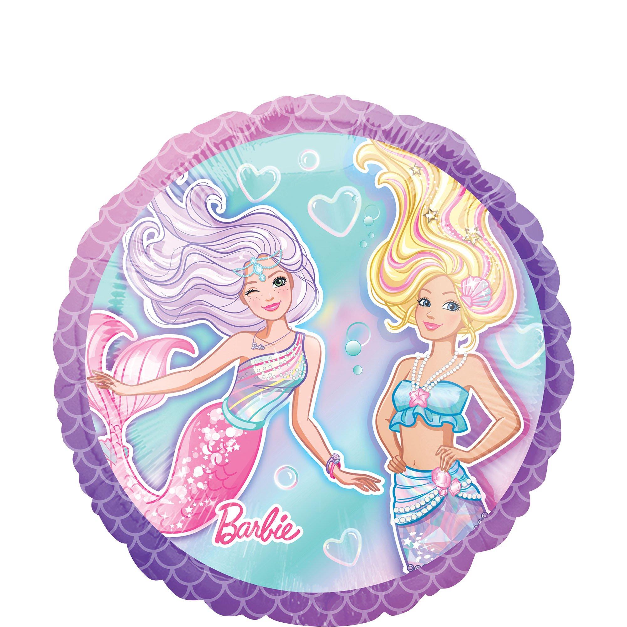 Mermaid Barbie Birthday Balloon