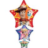 Giant Toy Story 4 Stacked Star Balloon