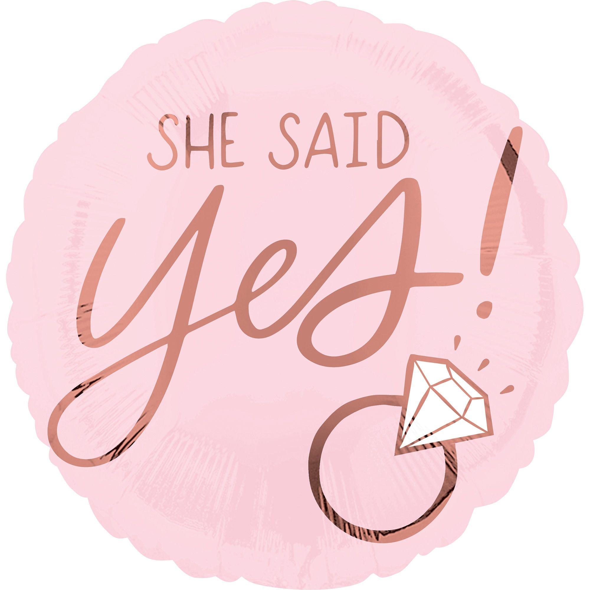 She Said Yes Envelope Seal