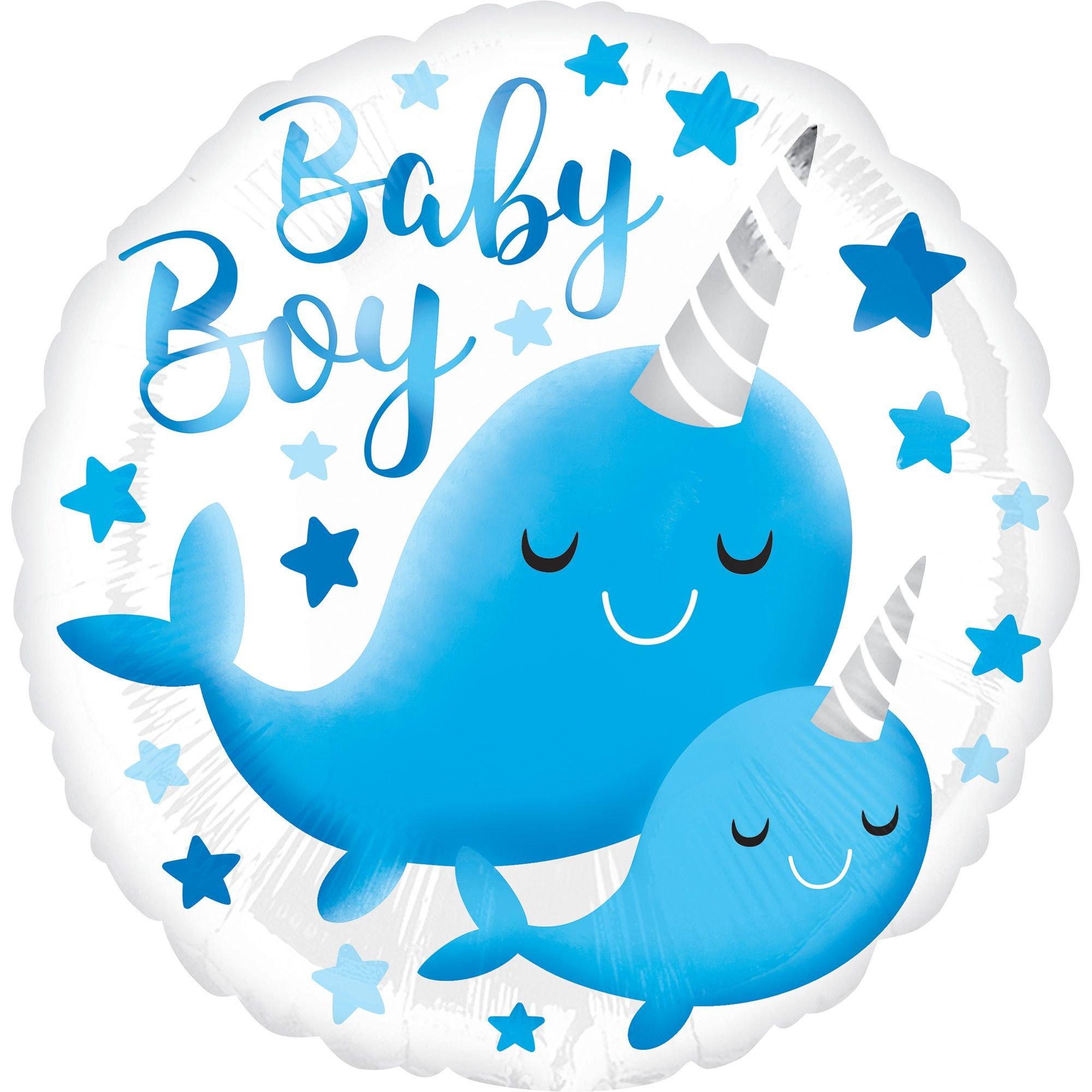 Narwhal Baby Boy Balloon