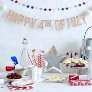 4th of July Letter Banner