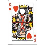 King of Hearts Playing Card Photo Standee