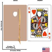 King of Hearts Playing Card Photo Standee