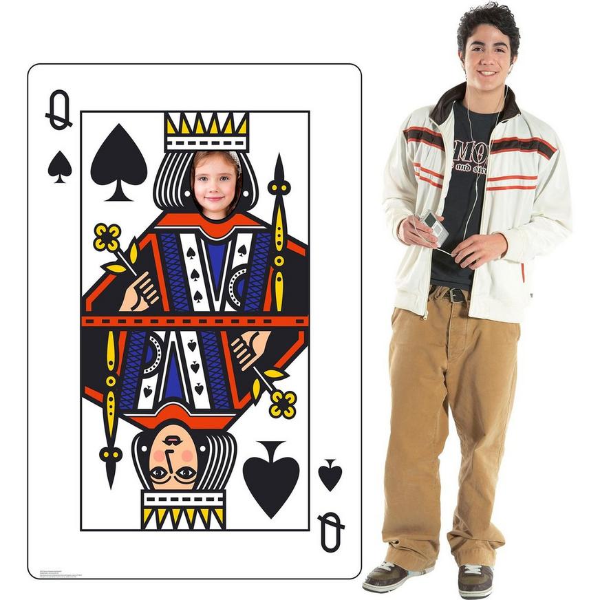 Queen of Spades Playing Card Photo Standee