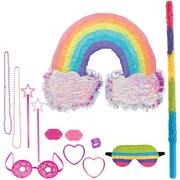 Rainbow with Clouds Pinata Kit with Favors