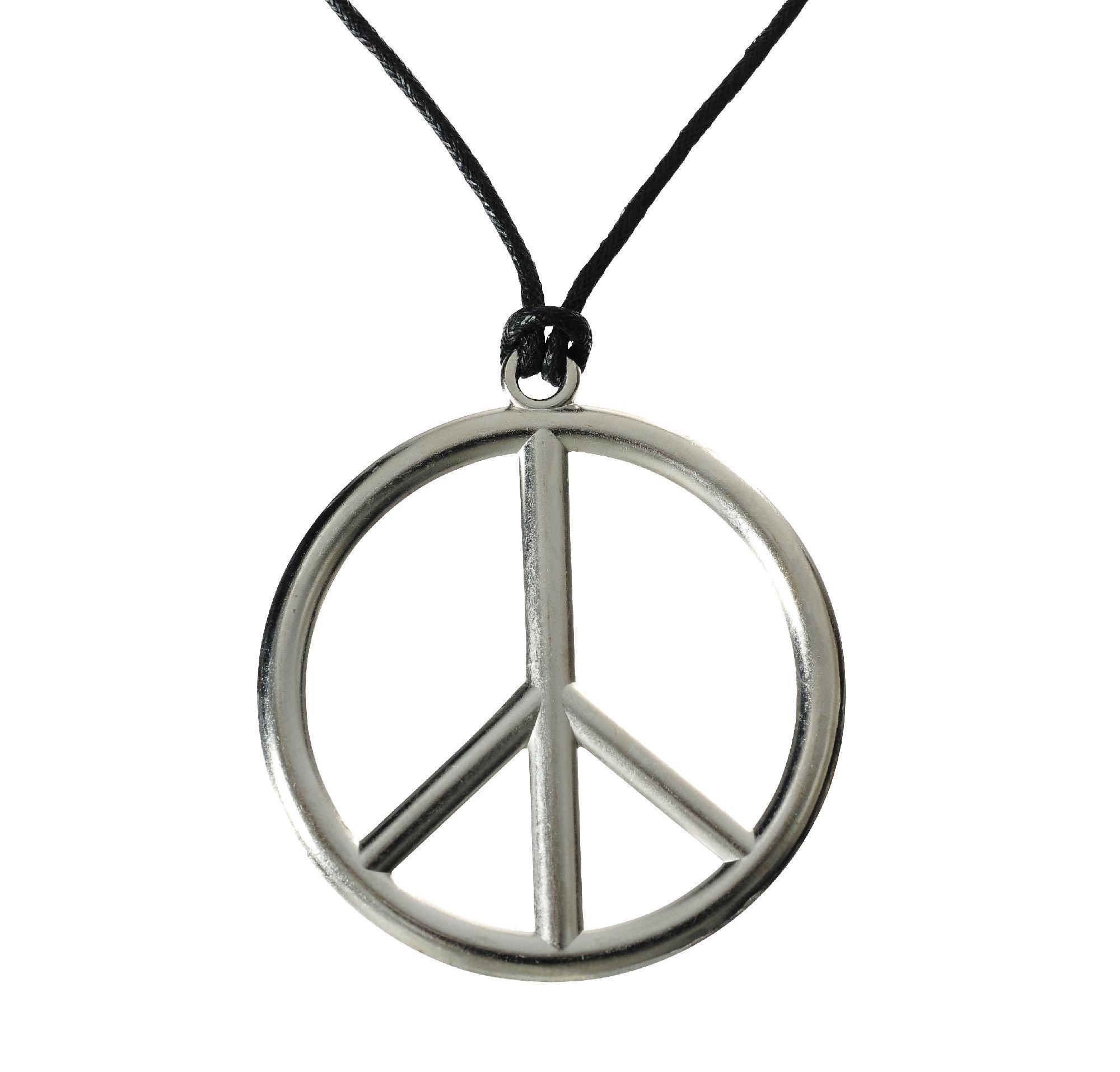 Peace Sign Medallion Necklace