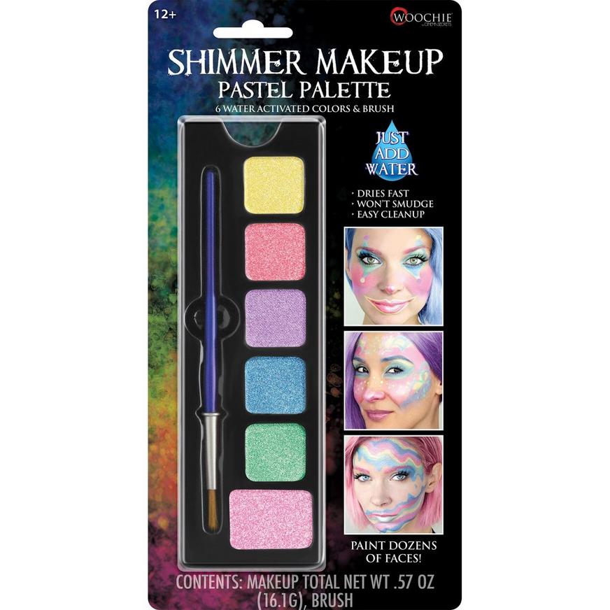 Shimmer Makeup Pastel Palette 3pc