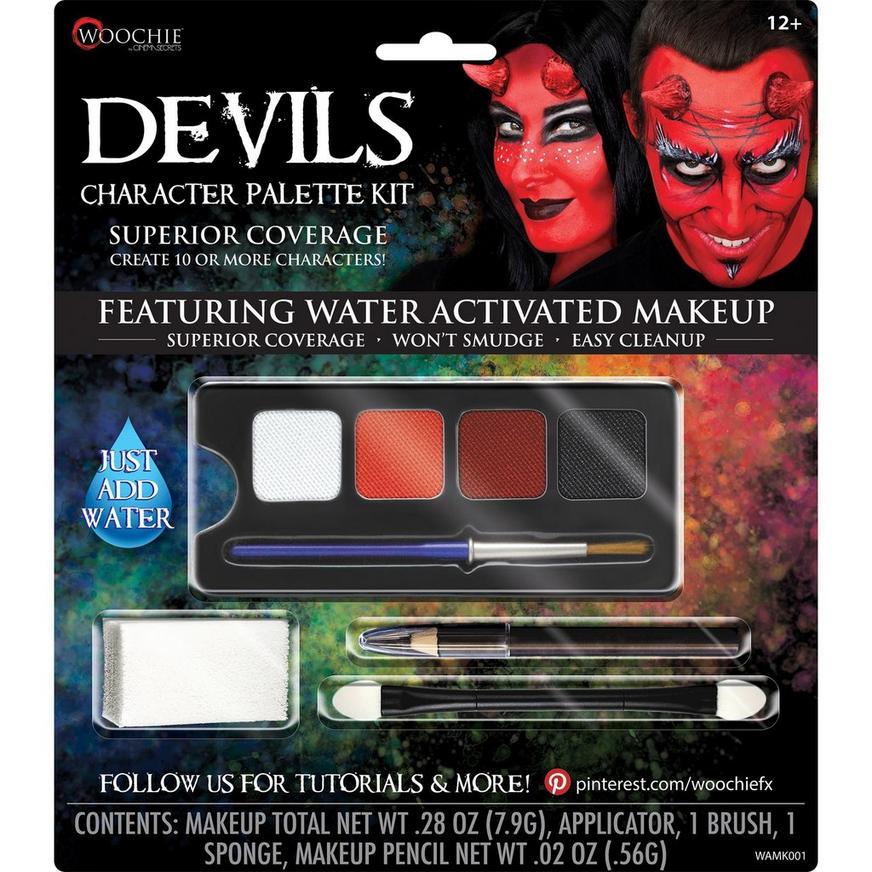 Complete Devils Character Makeup Palette Kit 5pc