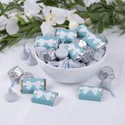 Wedding Tiffany Bow Hershey's Miniatures, Kisses and JC Peanut Butter Cups 180pc