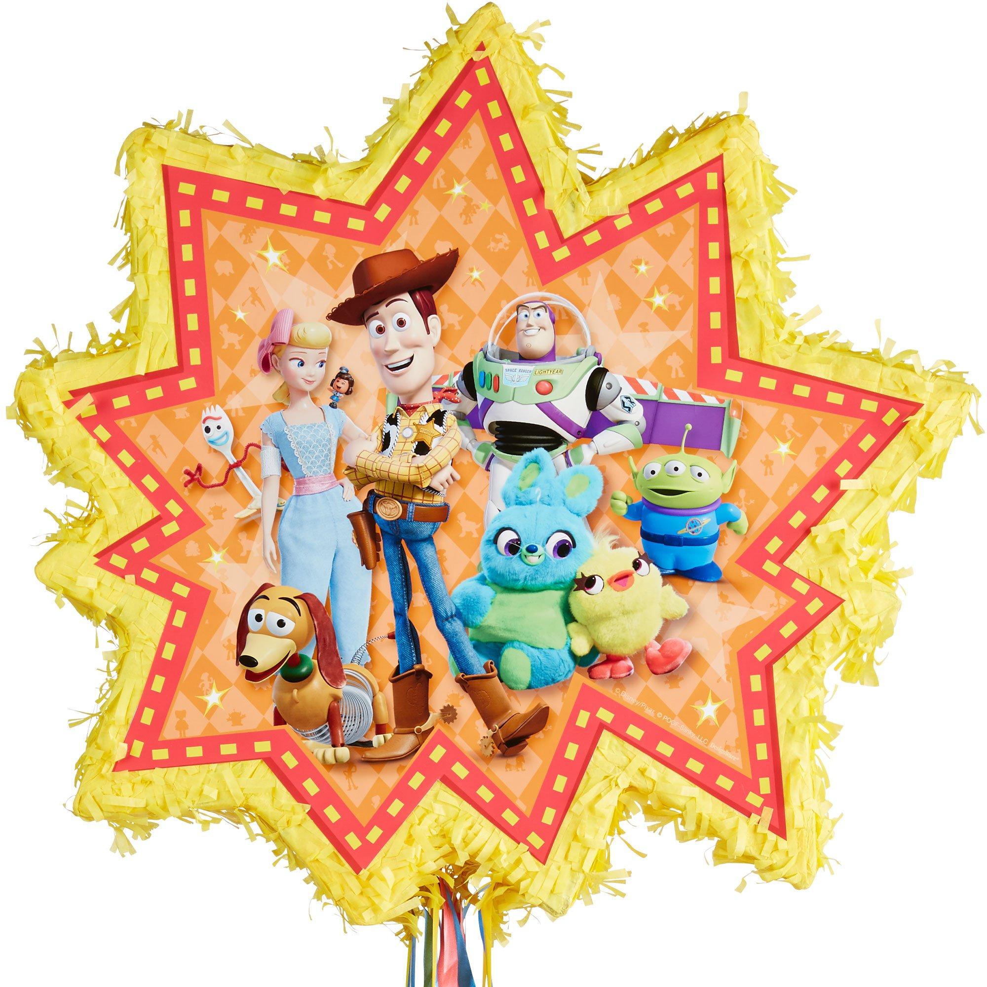 Pull String Toy Story 4 Pinata 18in x 17 1/2in