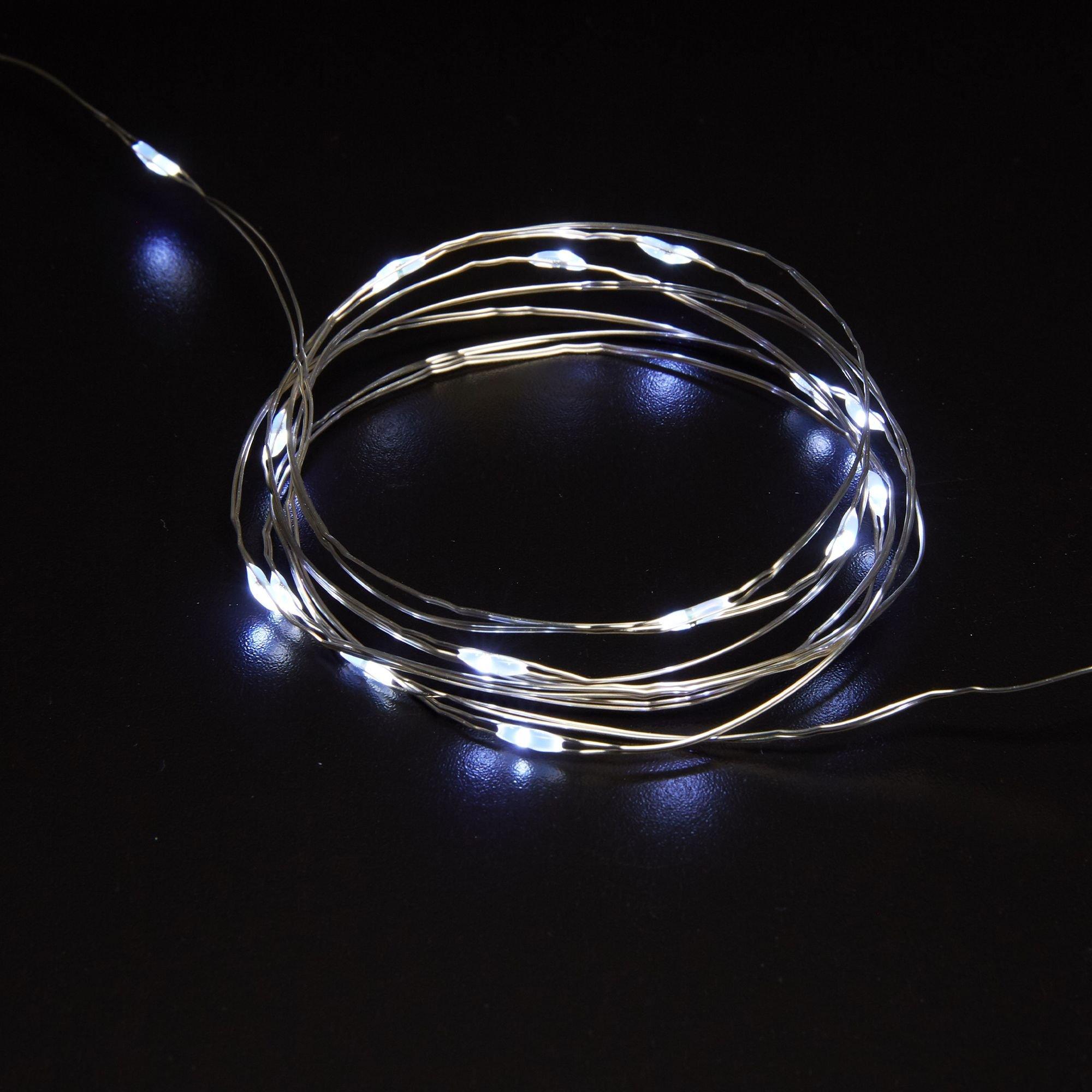 White Fairy LED String Lights 6ft