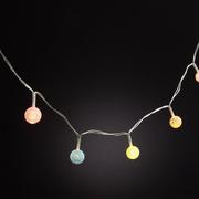 Mini Colorful Crackle Globe LED String Lights