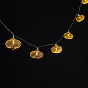 Gold Mesh Lantern LED String Lights