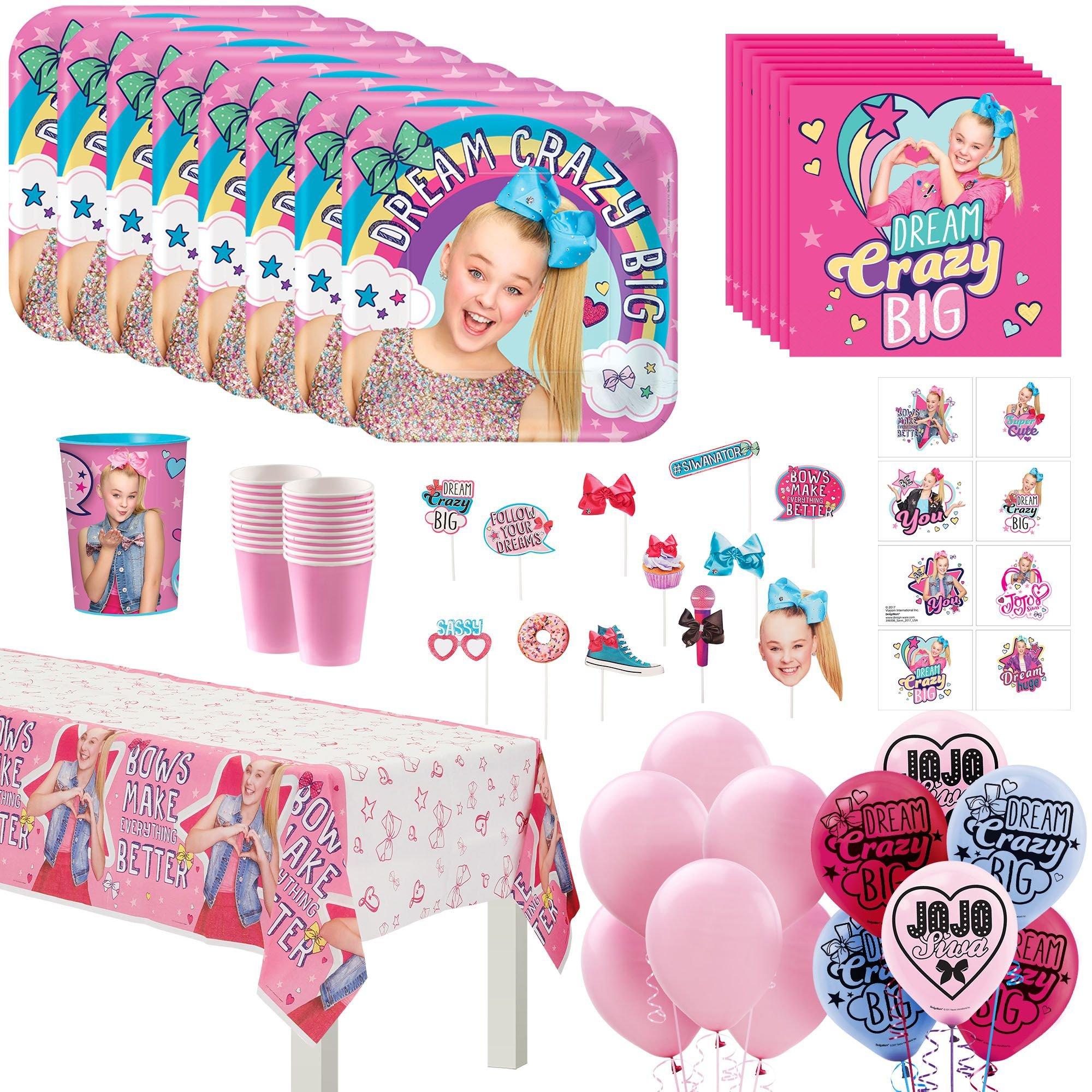 JoJo Siwa MEGA Birthday Party Kit for 16 Guests Party City