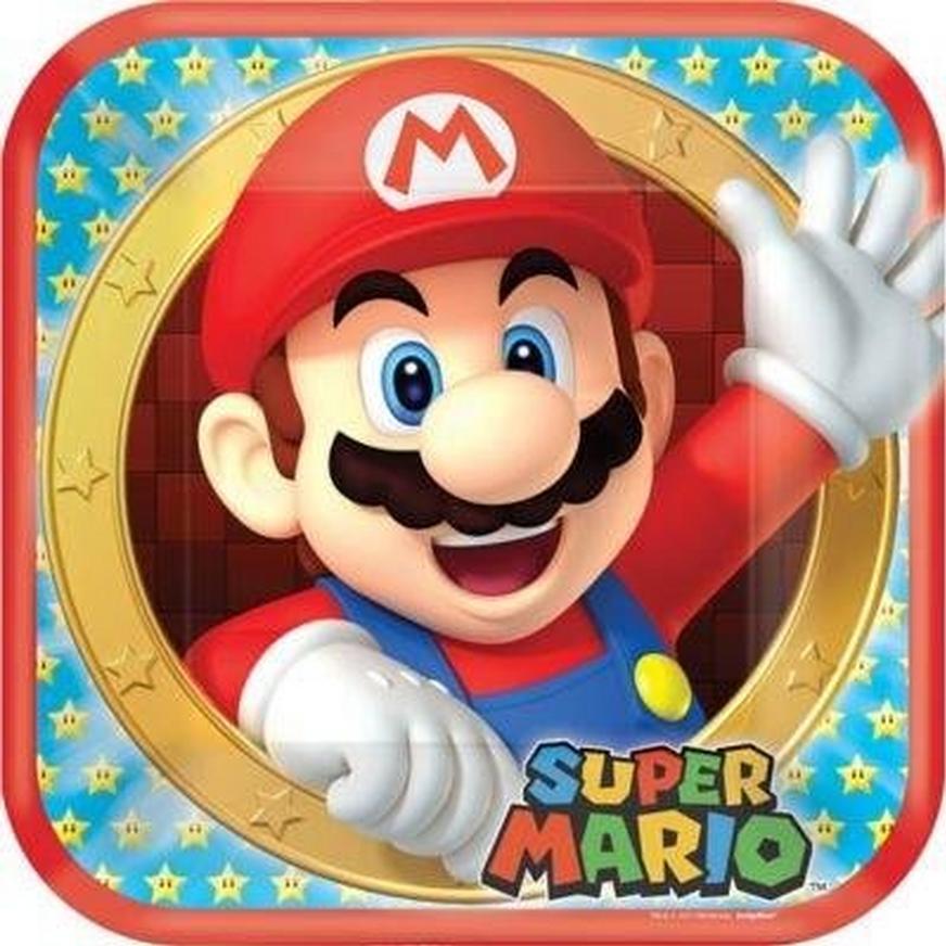 Super Mario Complete Tableware Kit for 8 Guests