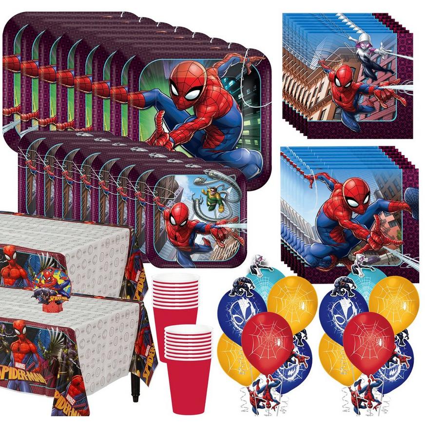 Spiderman Ultimate Party Table Kit for 16 Guests
