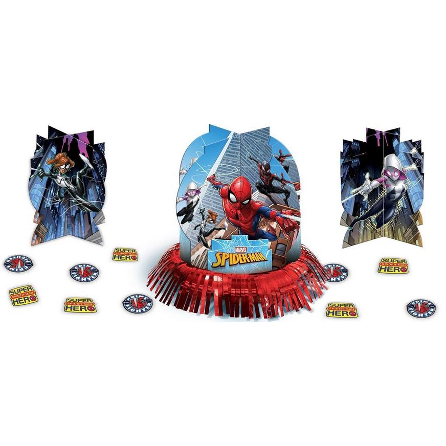 Spiderman Ultimate Party Table Kit for 16 Guests