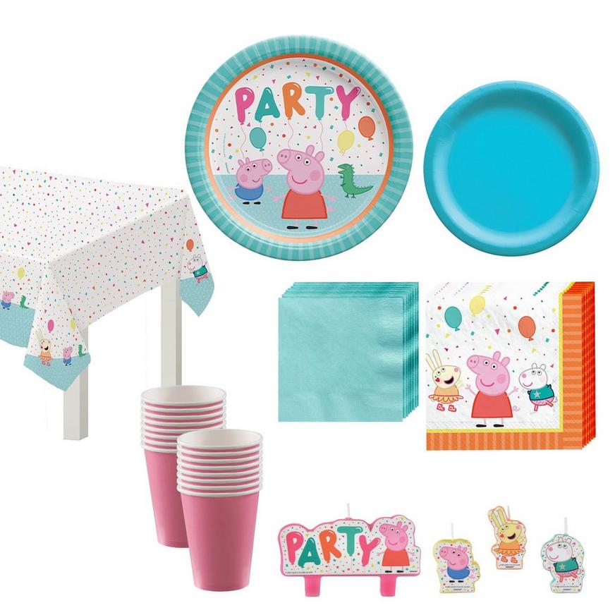 Peppa Pig Birthday Party Supplies Plates Cups Napkins Balloons Decorations 