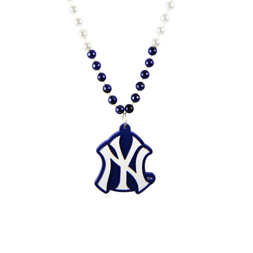 New York Yankees Pendant Bead Necklace