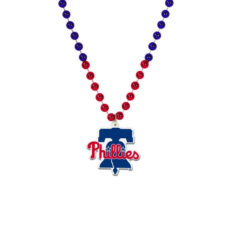 Philadelphia Phillies Pendant Bead Necklace