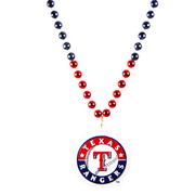 Texas Rangers Pendant Bead Necklace