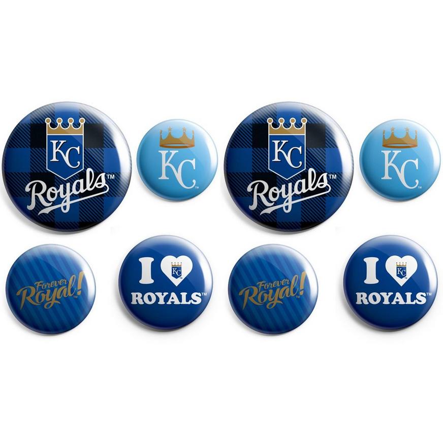 Kansas City Royals Buttons 8ct