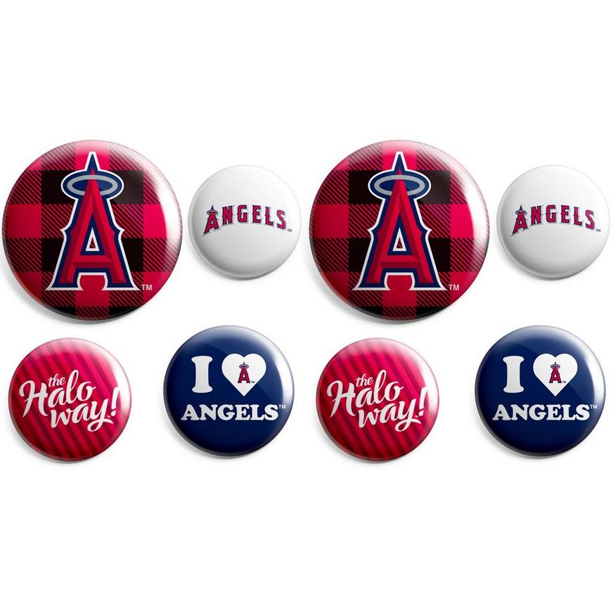 Los Angeles Angels Buttons 8ct
