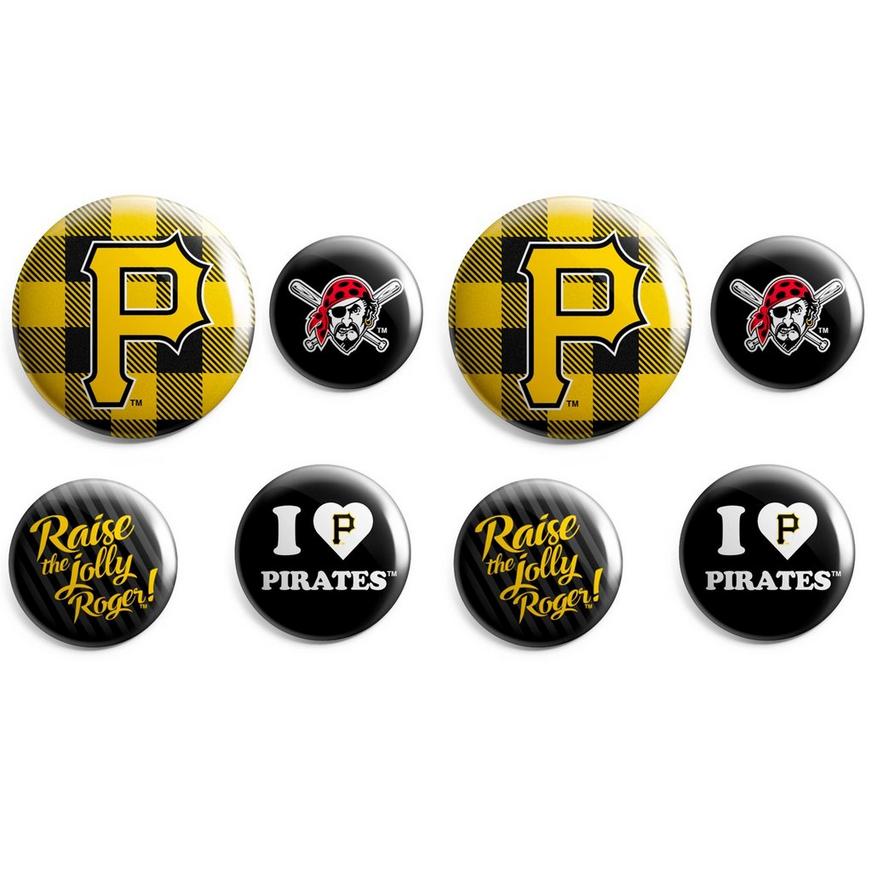Pittsburgh Pirates Buttons 8ct