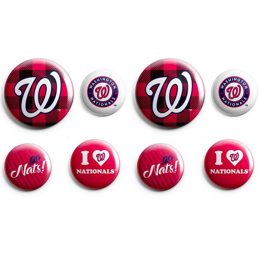 Washington Nationals Buttons 8ct