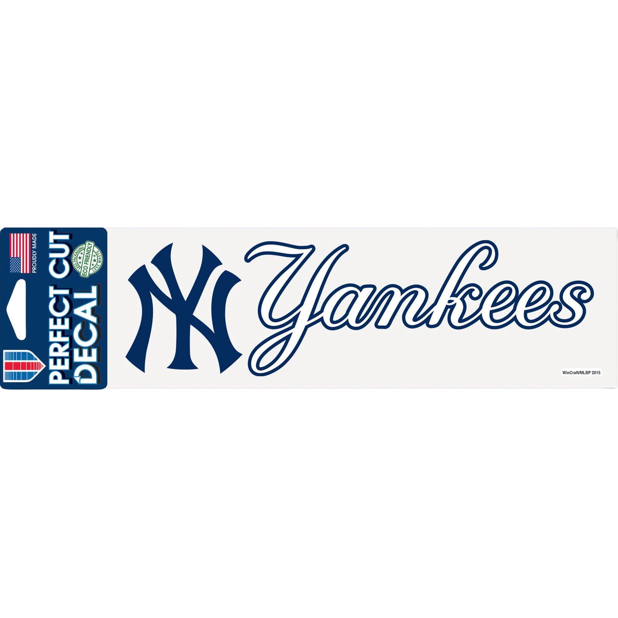 New York Yankees Decal 10in x 3in