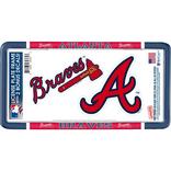 Atlanta Braves License Plate Frame with Decals 3pc