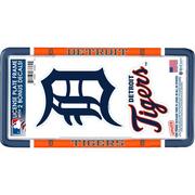 Detroit Tigers License Plate Frame with Decals 3pc