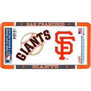 San Francisco Giants License Plate Frame with Decals 3pc