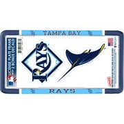 Tampa Bay Rays License Plate Frame with Decals 3pc