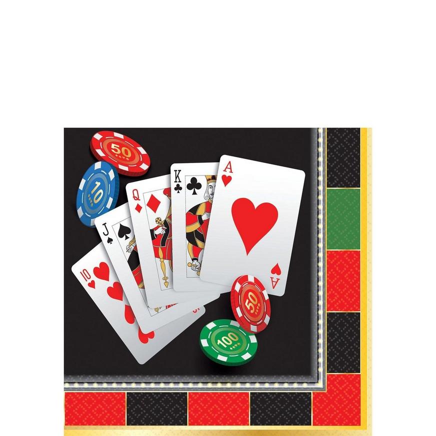 Roll the Dice Casino Tableware Kit For 8 Guests