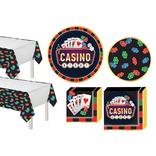 Roll the Dice Casino Tableware Kit For 16 Guests