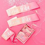 Ginger Ray Iridescent Bride Tribe Sashes 6ct