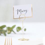 Ginger Ray Metallic Gold Mini Place Card Holder